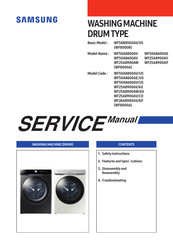 Samsung WF50A8600AV/US Service Manual