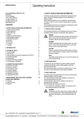 ebm-papst R3G310-FC99-01 Operating Instructions Manual