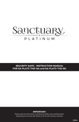 Sanctuary PLATINUM SA-PLAT3-THD-BC Instruction Manual