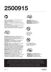 VonHaus 2500915 Manual