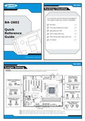 protech BA-2602 Quick Reference Manual