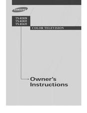 Samsung TX-R2028, TX-R2035, TX-R1635 Owner's Instructions Manual