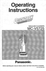 Panasonic Quickdraw MC-V5725 Operating Instructions Manual
