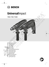 Bosch Universal Impact 730 Original Instructions Manual