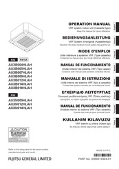 Fujitsu AUXB012HLAH Operation Manual