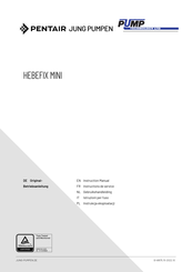Pentair JP50705 Instruction Manual