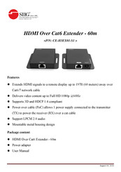 SIIG CE-H3EX01-S1 Manual