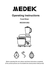Medek MEDSM-B02 Operating Instructions Manual