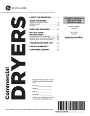 GE VFD31GDSRWW Owner's Manual & Installation Instructions