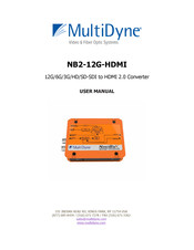 MultiDyne NanoBrix NB2-12G-HDMI-OE-ST User Manual