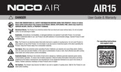 NOCO Genius AIR15 User Manual & Warranty