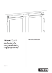 GEZE Powerturn IS Installation Manual