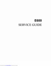 Barco E600 Service Manual