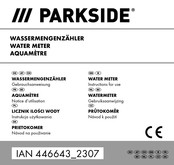 Parkside 100374640 Instructions For Use Manual