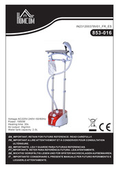 HOMCOM 853-016 Manual