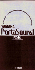 Yamaha PortaSound PSS-150 Owner's Manual