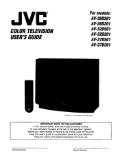 JVC AV-27D501 User Manual