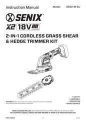 Senix GSX2-M-EU Instruction Manual