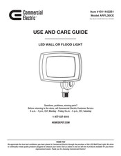 Commercial Electric ARFL30CE Use And Care Manual