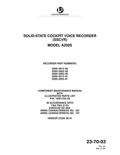 L3 Communications S200-0003-00 Component Maintenance Manual