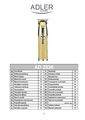 Adler Europe AD 2836 User Manual