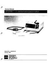 Physio Control LIFEPAK 11 Service Manual