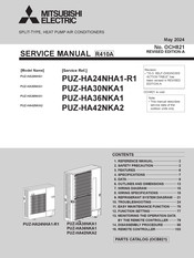 Mitsubishi Electric PLA-A42EA8 Service Manual