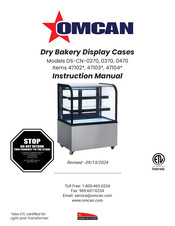 Omcan 47102 Instruction Manual