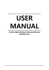 ORION Images 4K32DHDN User Manual