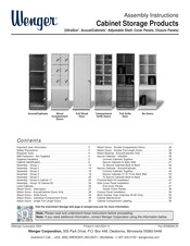 Wenger AcoustiCabinets Assembly Instructions Manual