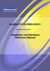 Infortrend EonStor A08U-G2421 Installation And Hardware Reference Manual