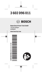 Bosch 3 602 D96 011 Quick Start Manual