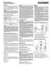 EUCHNER NP1 AS Series Operating Instructions Manual