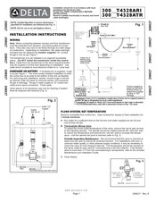 Delta 300 T4328ATR Series Installation Instructions Manual