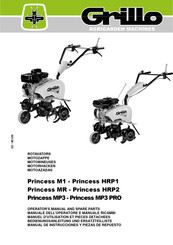 Grillo Princess M1 Operator's Manual And Spare Parts