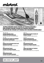 Mistral 352141 2007 Assembly, Operating And Safety Instructions