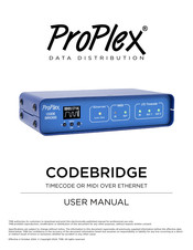 ProPlex CODEBRIDGE User Manual