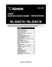 Zojirushi UMAMI NL-GAC10 Operating Instructions Manual