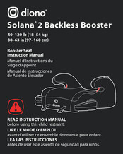 Diono solana 2 Instruction Manual
