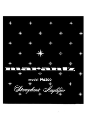Marantz PM200 Service Manual