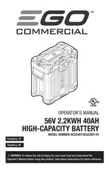 EGO COMMERCIAL HC2240T-FC Operator's Manual