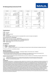 MAUL 7263434 Operating Instructions Manual