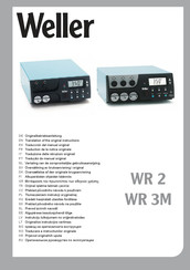 Weller WR 3M Translation Of The Original Instructions