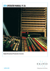 Calrec Zeta Operator's Manual