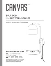 Canvas BARTON 152-2690-2 Assembly Instructions Manual