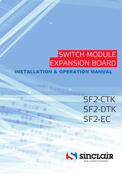 Sinclair SF2-CTK Installation & Operation Manual