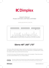Dimplex DVF1200 Owner's Manual