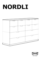 IKEA NORDLI Manual
