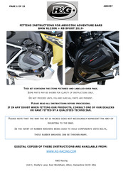 R&G AB0057BK Fitting Instructions Manual