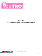 Middleby ICETRO ISI-163ST Installation Manual